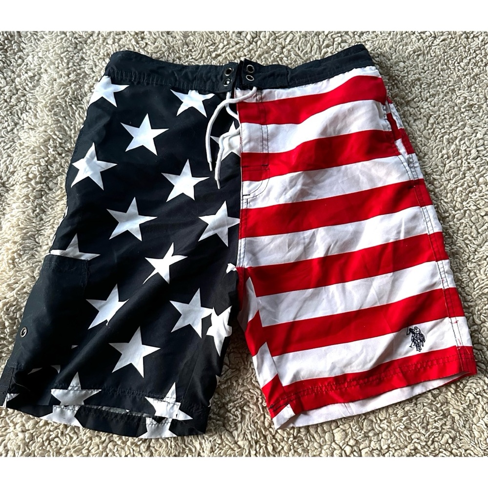Mens U.S. Polo Assn. Swim Trunks